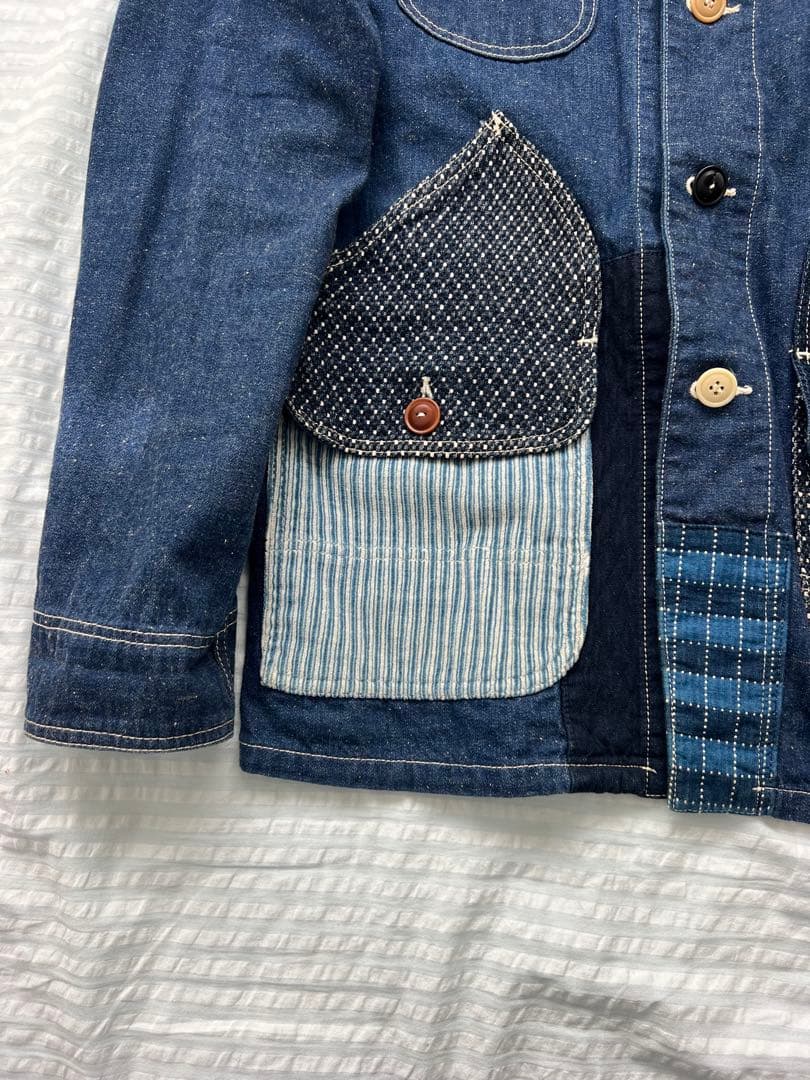 FDMTL COVERALL JACKET パッチワーク カバーオール
