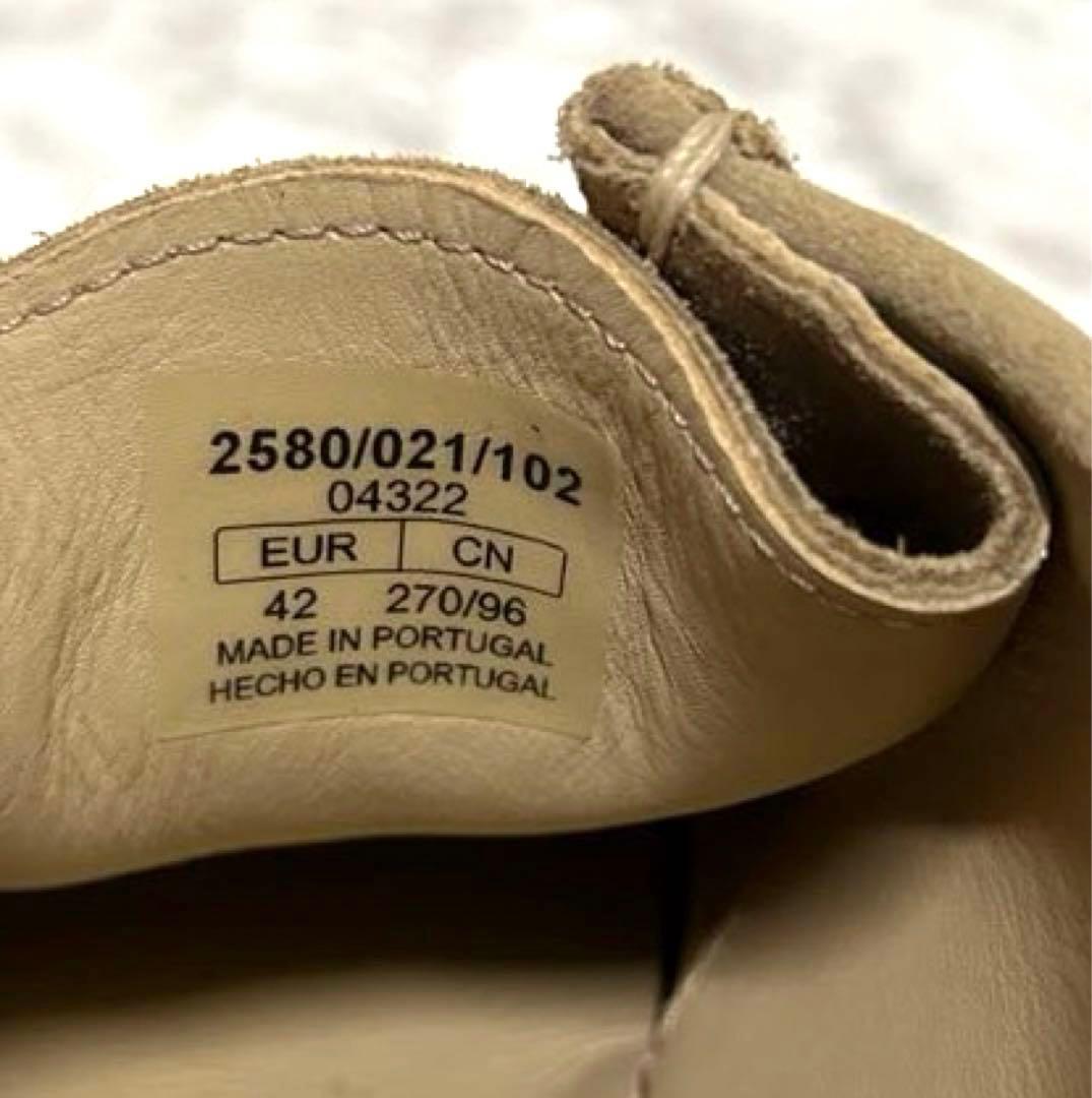【新品未使用】ZARA Clarks ワラビー レザーシューズ チャンキーソール