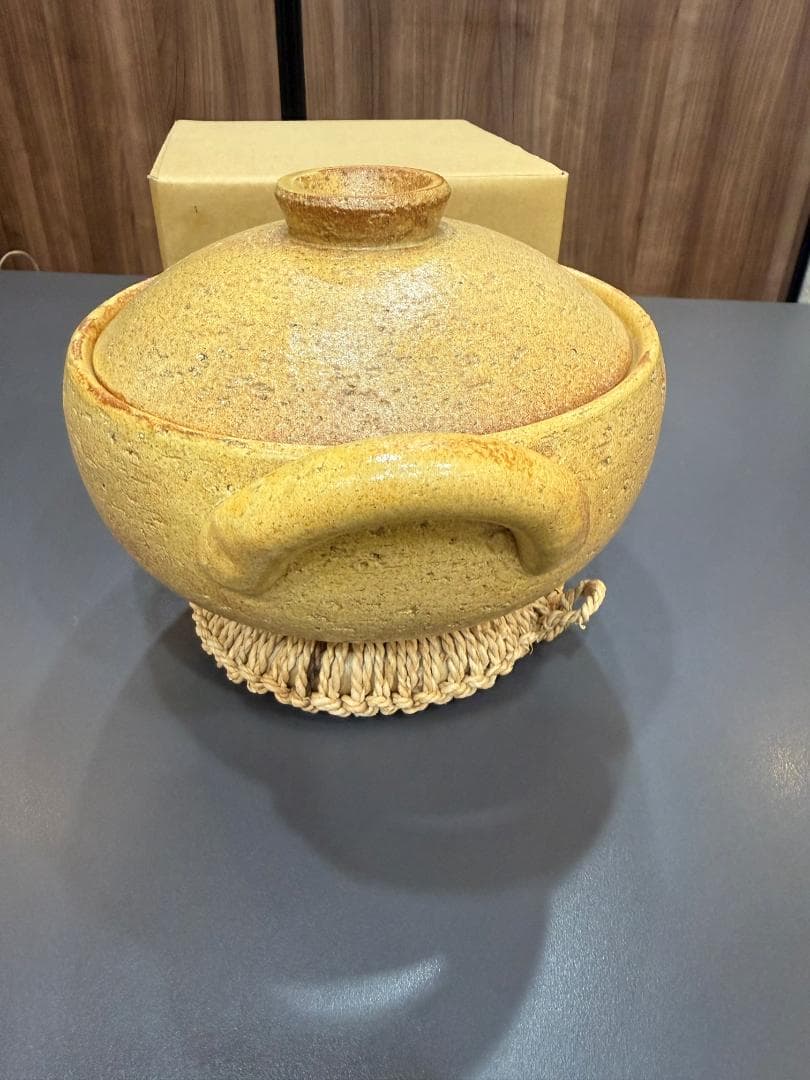 【未使用】伊賀焼 みそ汁鍋 小 CT-40