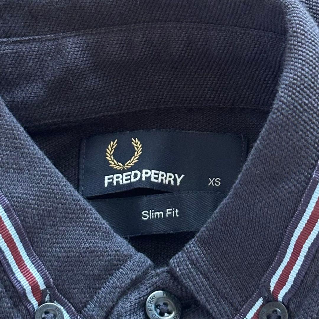 FRED PERRY ネイビー ポロシャツ XS