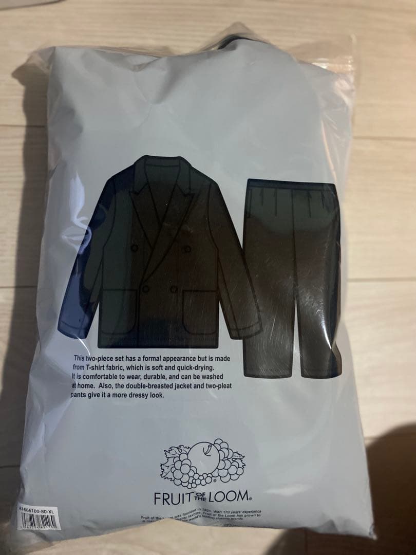 ATHLETIC FORMAL DOUBLE SUIT ブラック XL