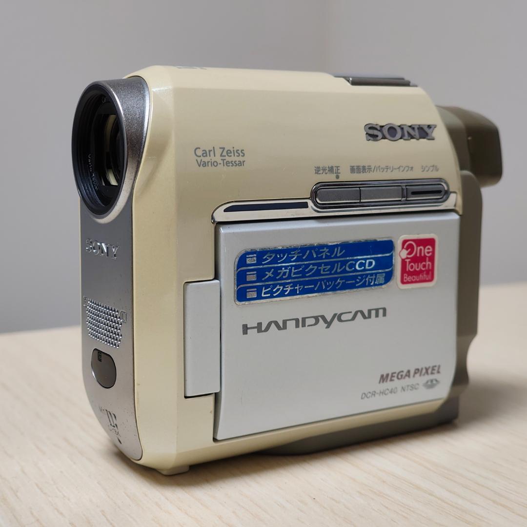 SONY DCR-HC40 MiniDVビデオカメラ ダビングに