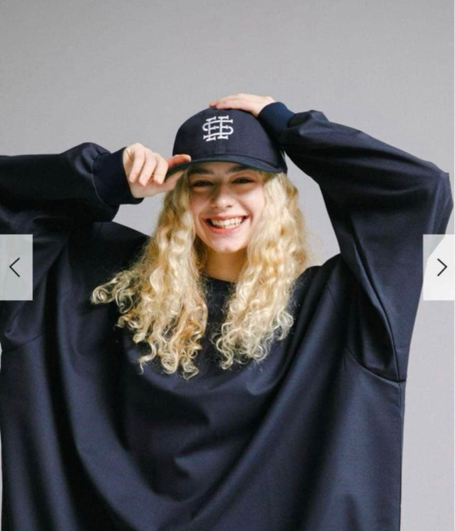 美品　SEE SEE✕ニューエラ　キャップ 9FIFTY ネイビー