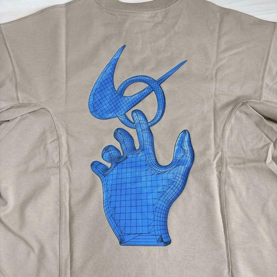 ✦新品タグ付✦ナイキ × オフホワイト コラボTシャツ 【XL】カーキ 希少