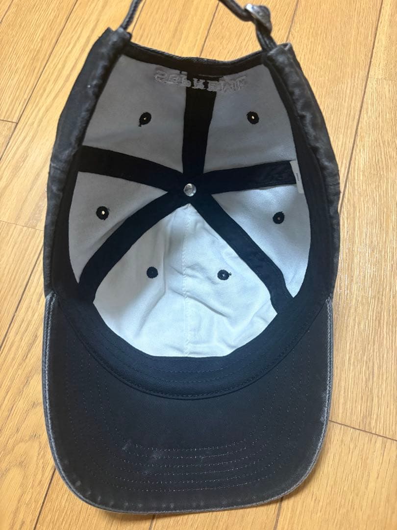 SUPREME Sロゴ ブラックキャップ