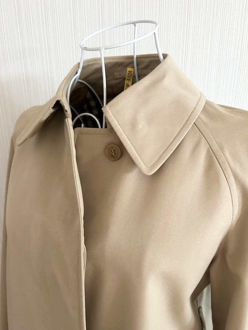 Burberry's バーバリー 一枚袖 ステンカラーコート 腰ベルト無し