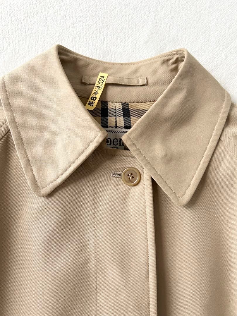 Burberry's バーバリー 一枚袖 ステンカラーコート 腰ベルト無し