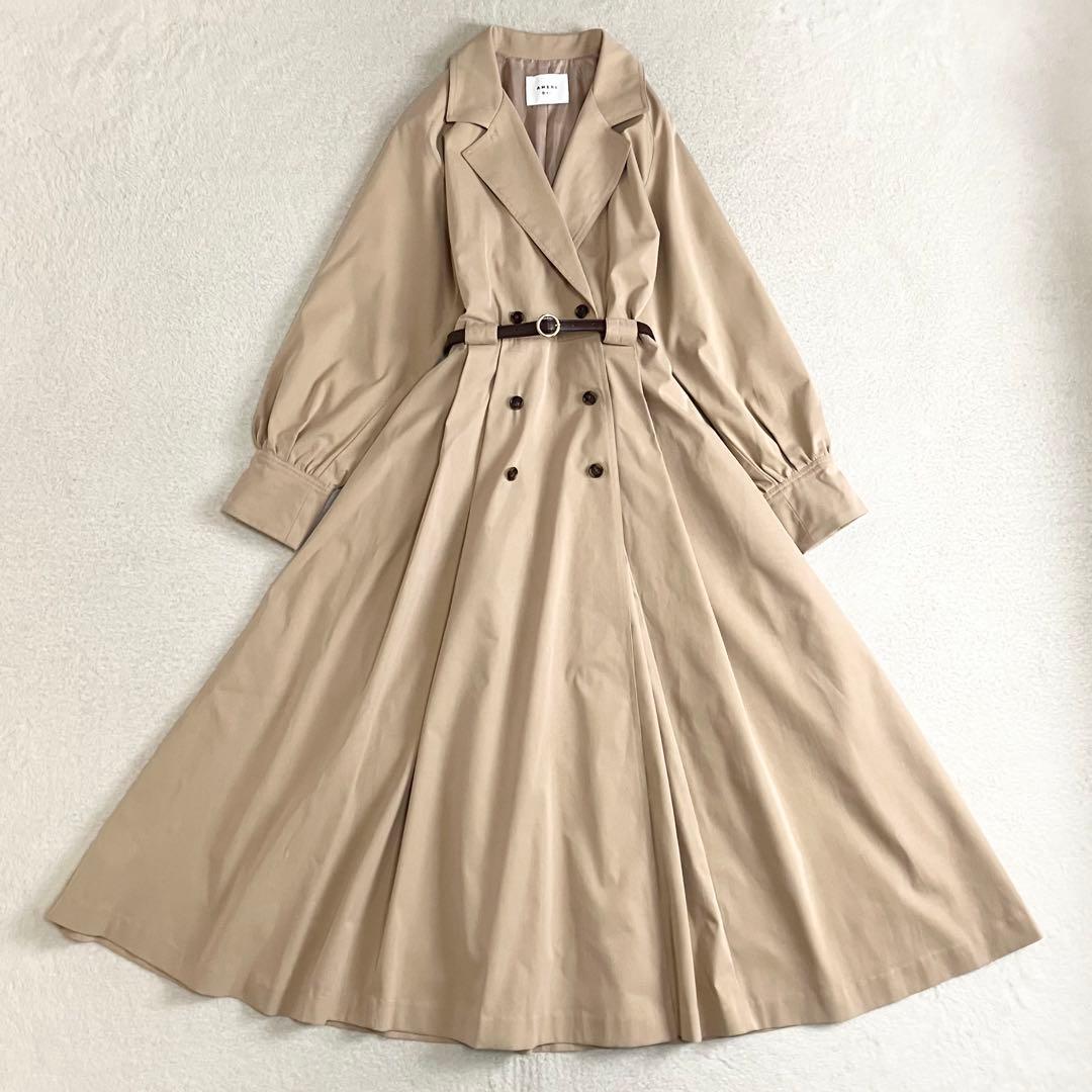 Ameri アメリ　コート　LONG COAT LIKE BELT DRESS