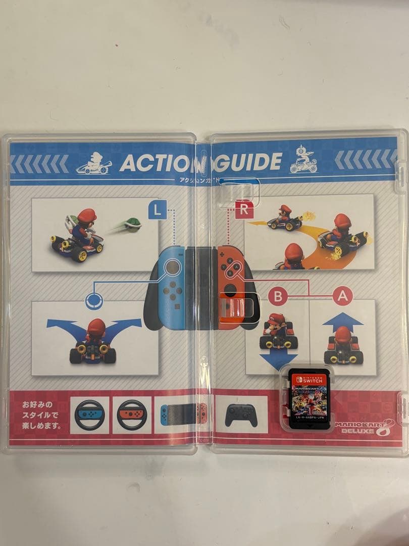 マリオカート8 デラックス＋joyconハンドル4つセット