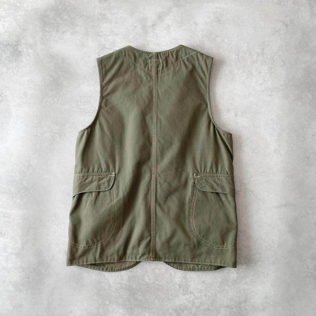 POST OVERALLS ロイヤルトラベラー ベスト USA製 オリーブ XS