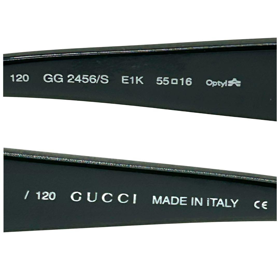 GUCCI グッチ サングラス GG2456/S メタルロゴ Gロゴ ブラック