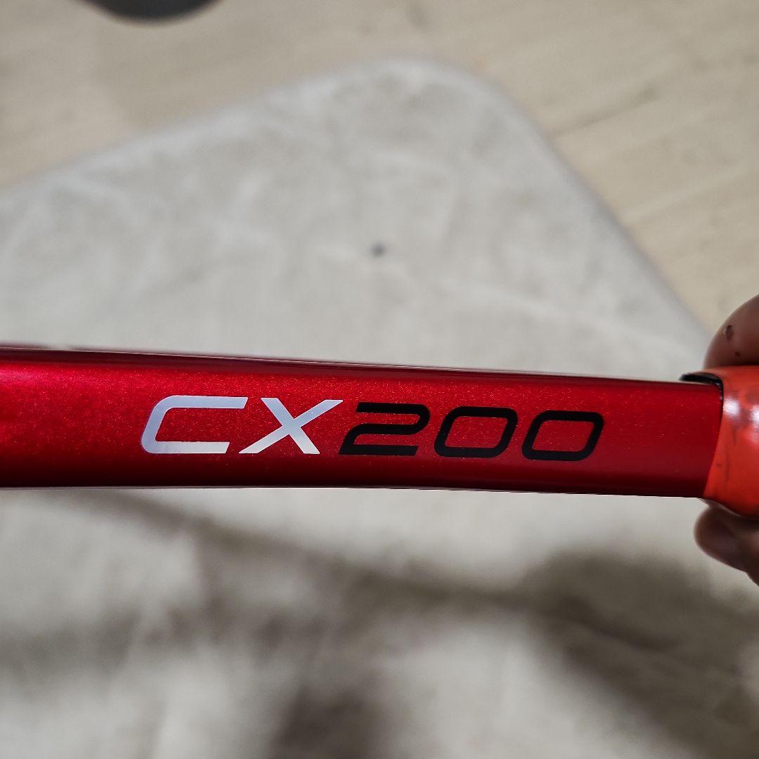 最終値下げ！CX200 テニスラケット レッド/ブラック