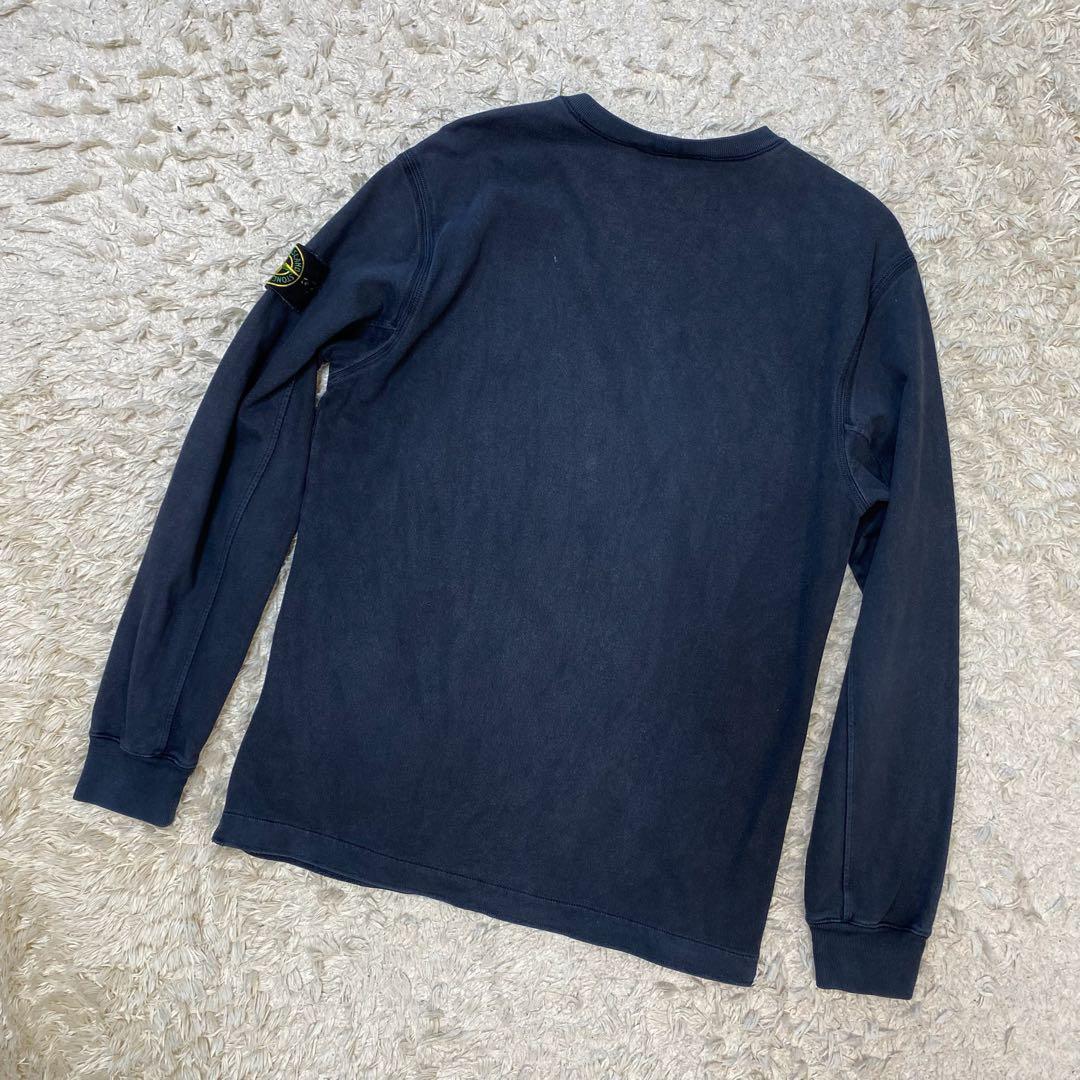 ストーンアイランド　長袖Tシャツ　ロンT ブラック　M 711562350