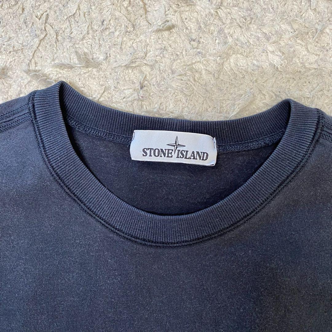 ストーンアイランド　長袖Tシャツ　ロンT ブラック　M 711562350