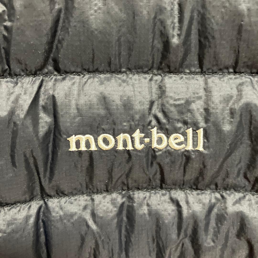 【mont-bell】 モンベル　ダウンベスト 　コンパクト　ブラック　Lサイズ