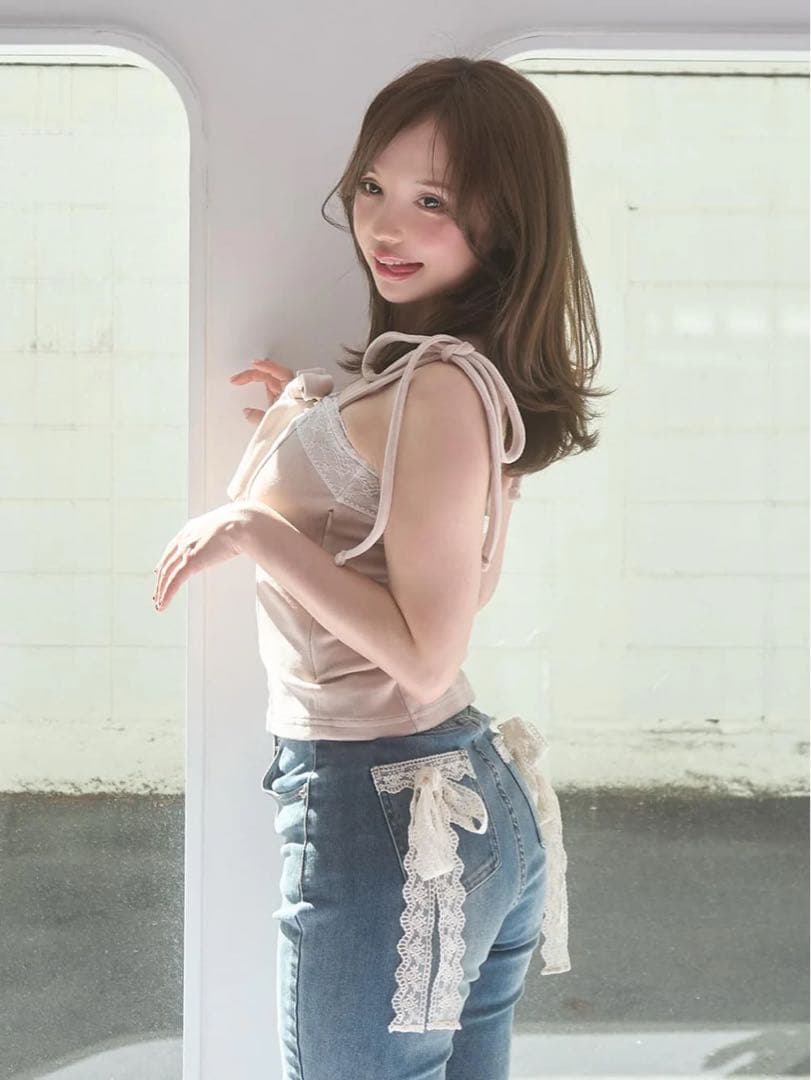 正規品 andmary Jemma ribbon camisole