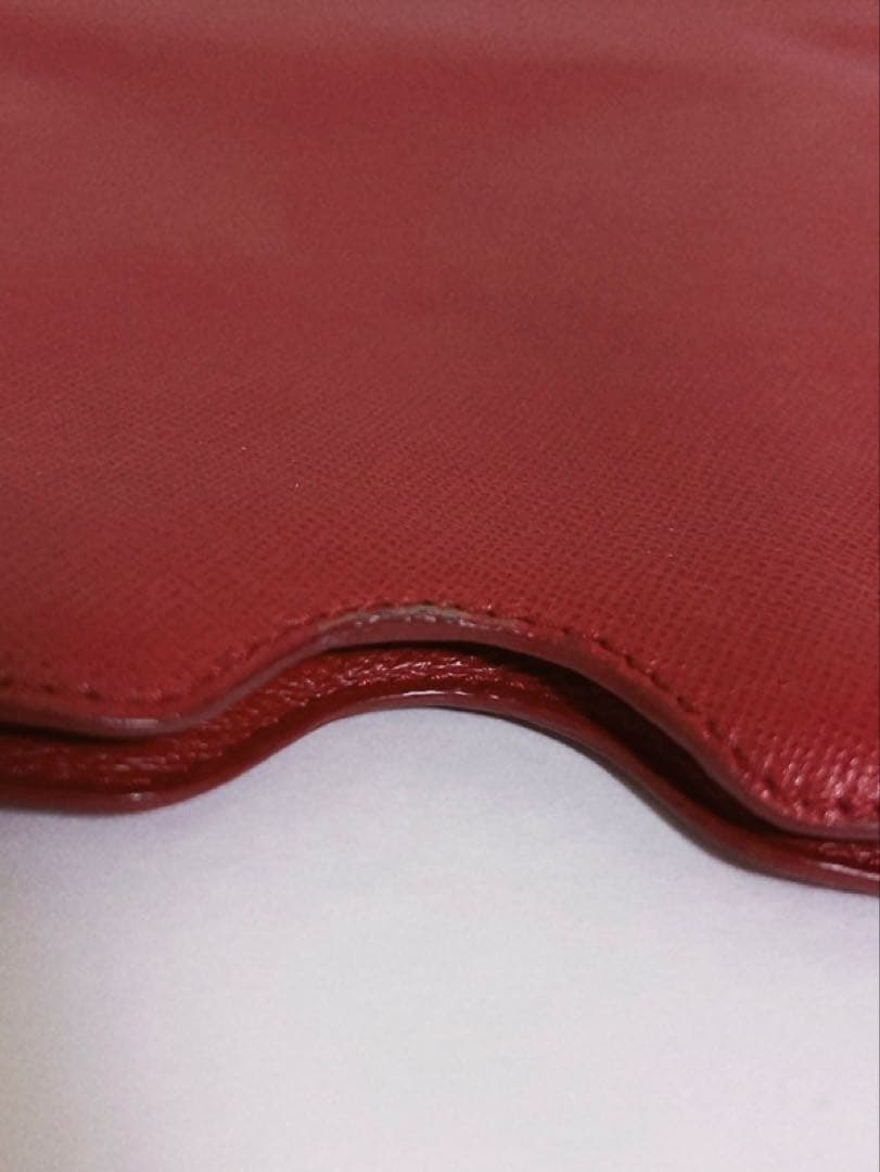 プラダ　PRADA iPadケース　タブレットケース 赤　三角ロゴ
