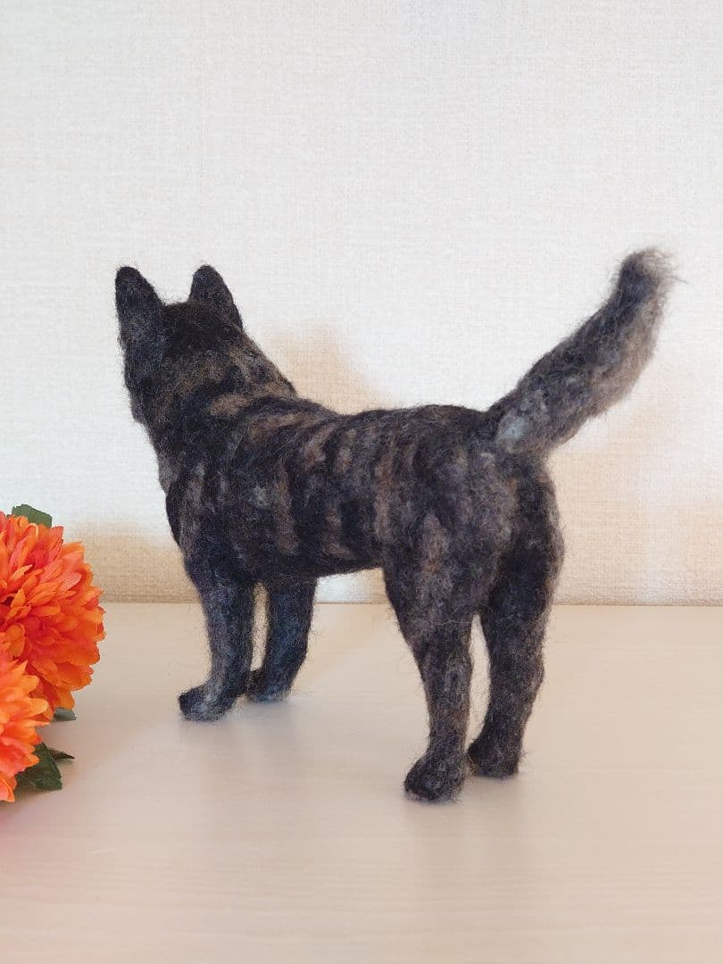 甲斐犬　羊毛フェルト
