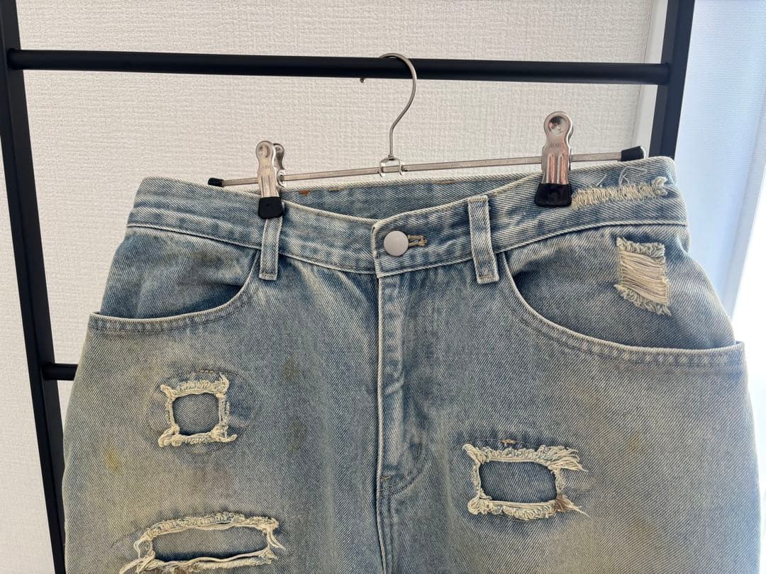 ［Knuth Marf ］damage denim pants M