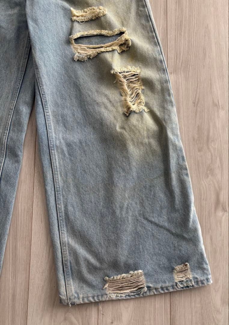 ［Knuth Marf ］damage denim pants M