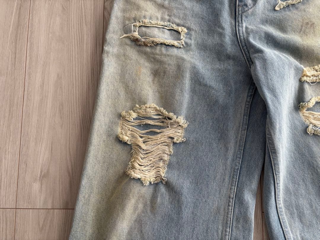 ［Knuth Marf ］damage denim pants M