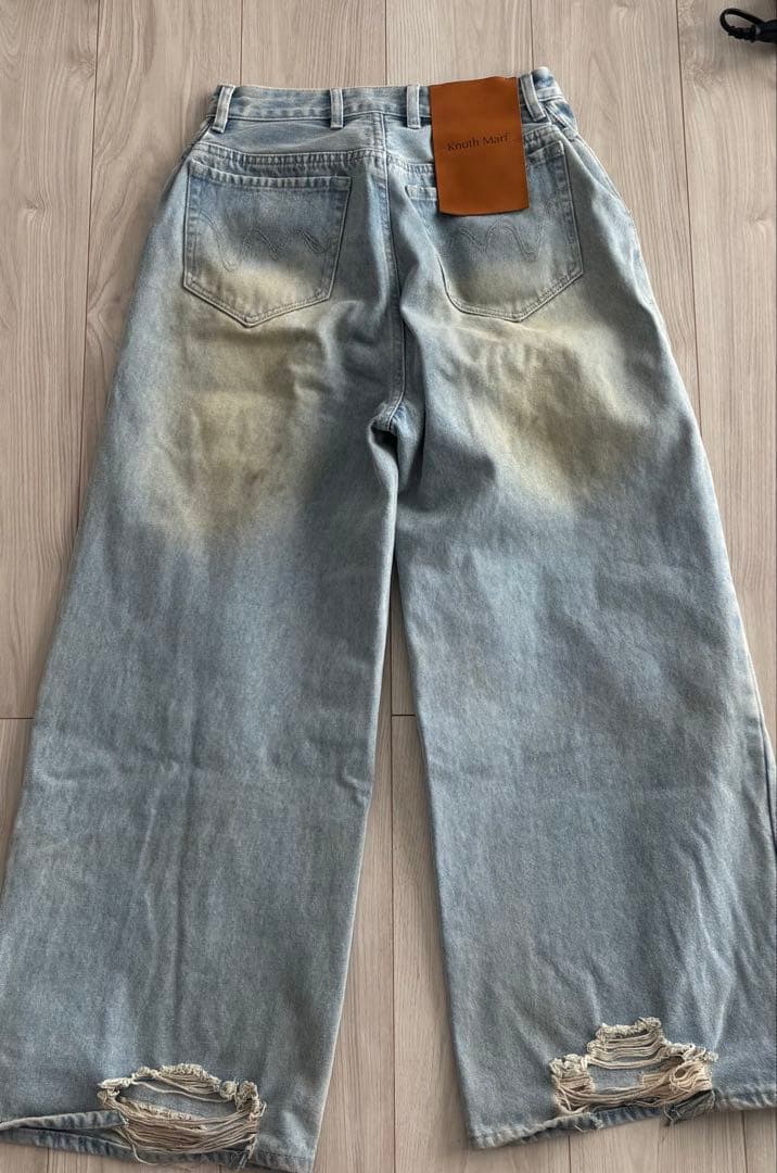 ［Knuth Marf ］damage denim pants M