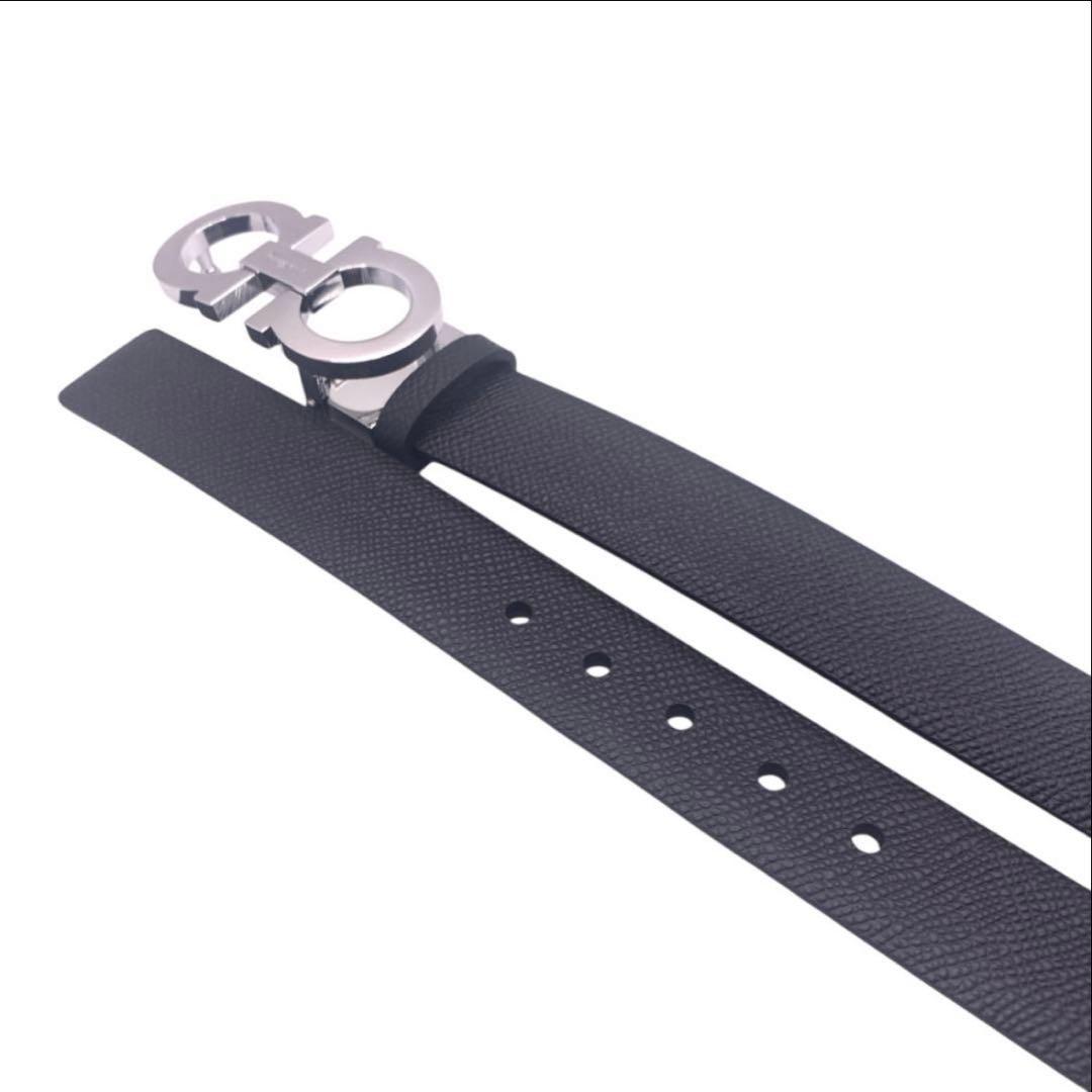 美品Ferragamo フェラガモ　ベルト リバーシブル　カット可 最大95cm