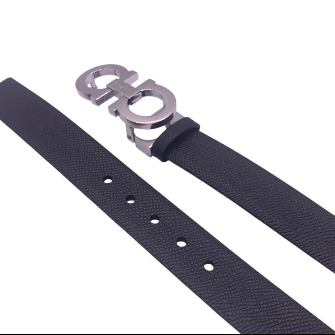 美品Ferragamo フェラガモ　ベルト リバーシブル　カット可 最大95cm