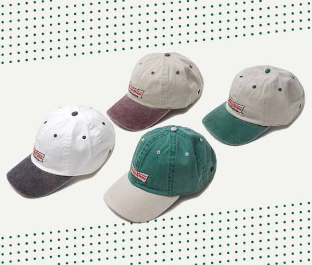 新品 クリスピークリームドーナツ×ユナイテッドアローズ　キャップ　ホワイト