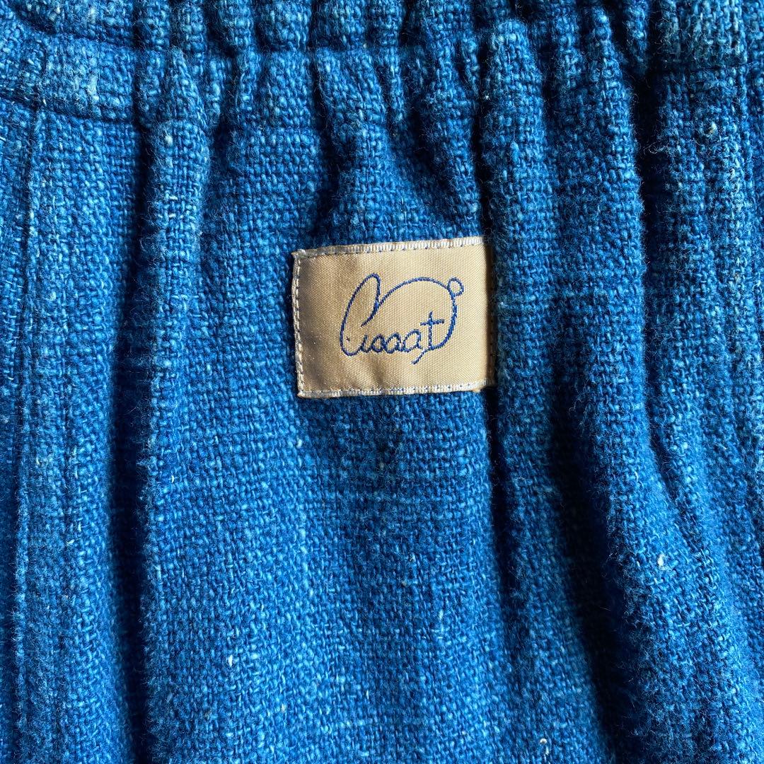 うさとの服　ロングスカート　うさと　藍色　紺