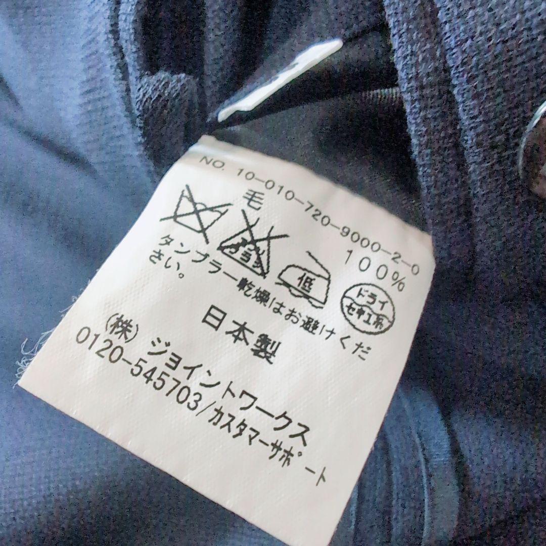 【未使用級】Simplicité 紺ブレ　金ボタン　XL　春夏向け　薄手　本切羽