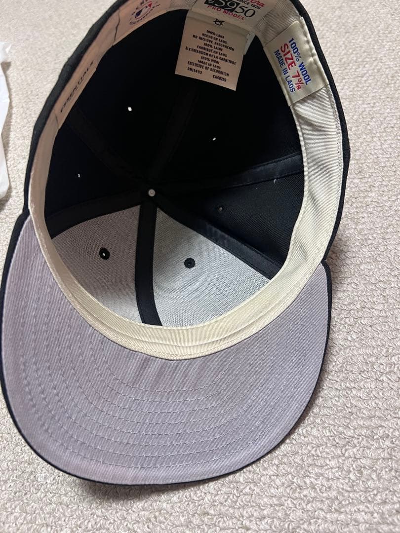 美品 fear of god essentials NEW ERA 7 5/8