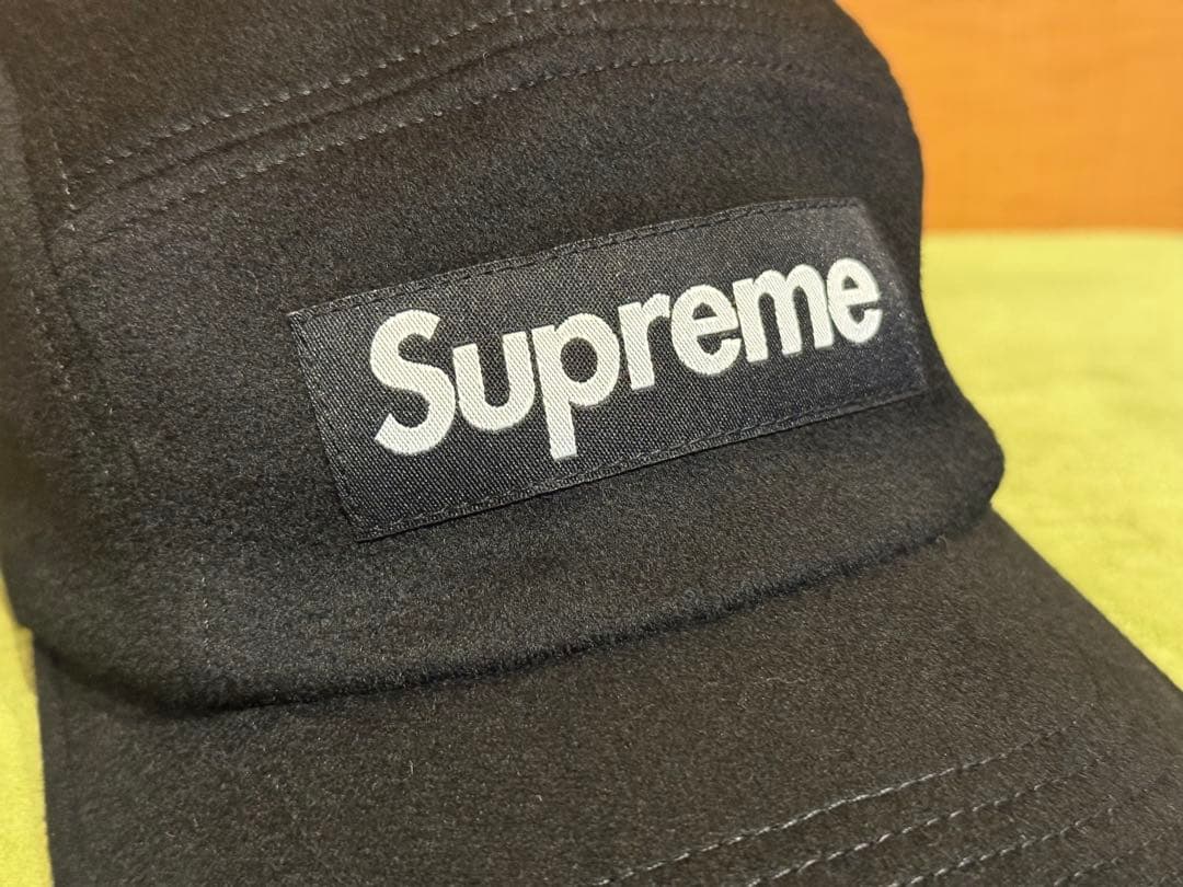 帽子 Supreme Wool Camp Cap Black