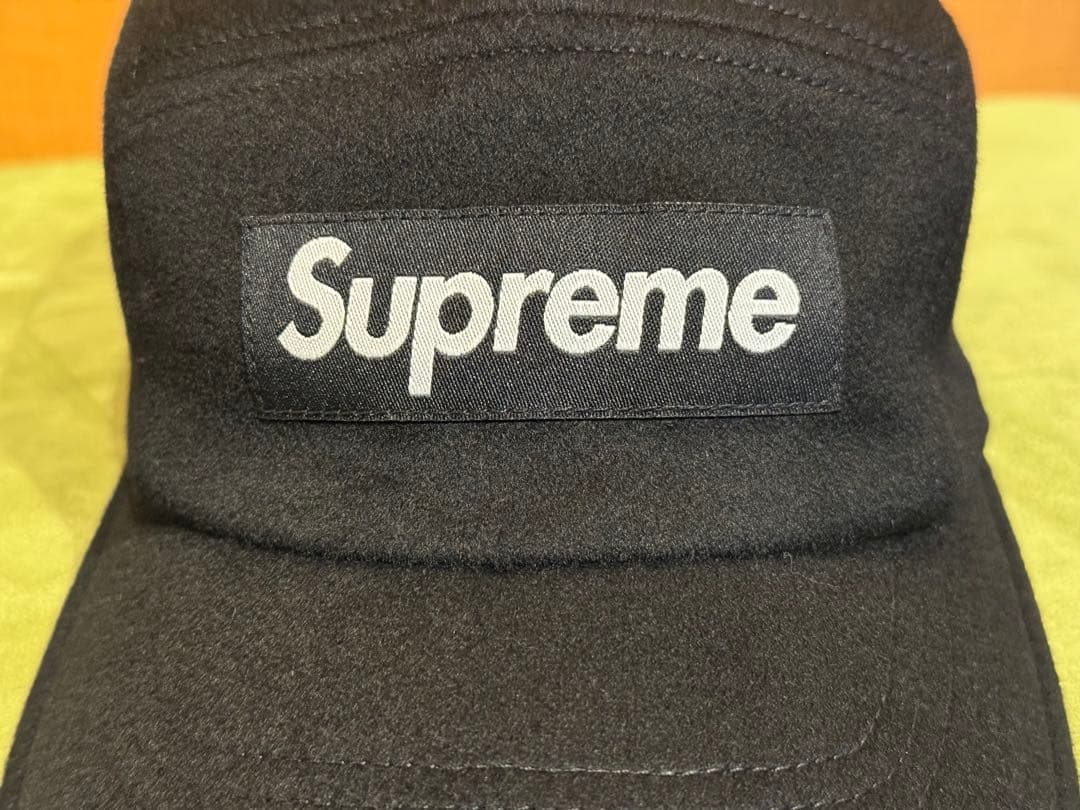 帽子 Supreme Wool Camp Cap Black