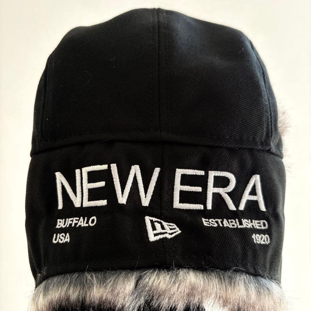 ☆人気アイテム☆ NEWERA トラッパー ロゴ入り　Lサイズ