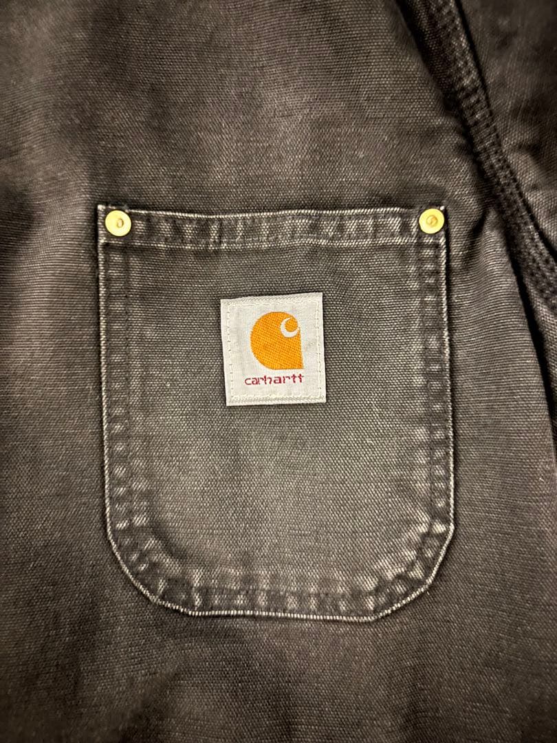 Carhartt ブラック カバーオール