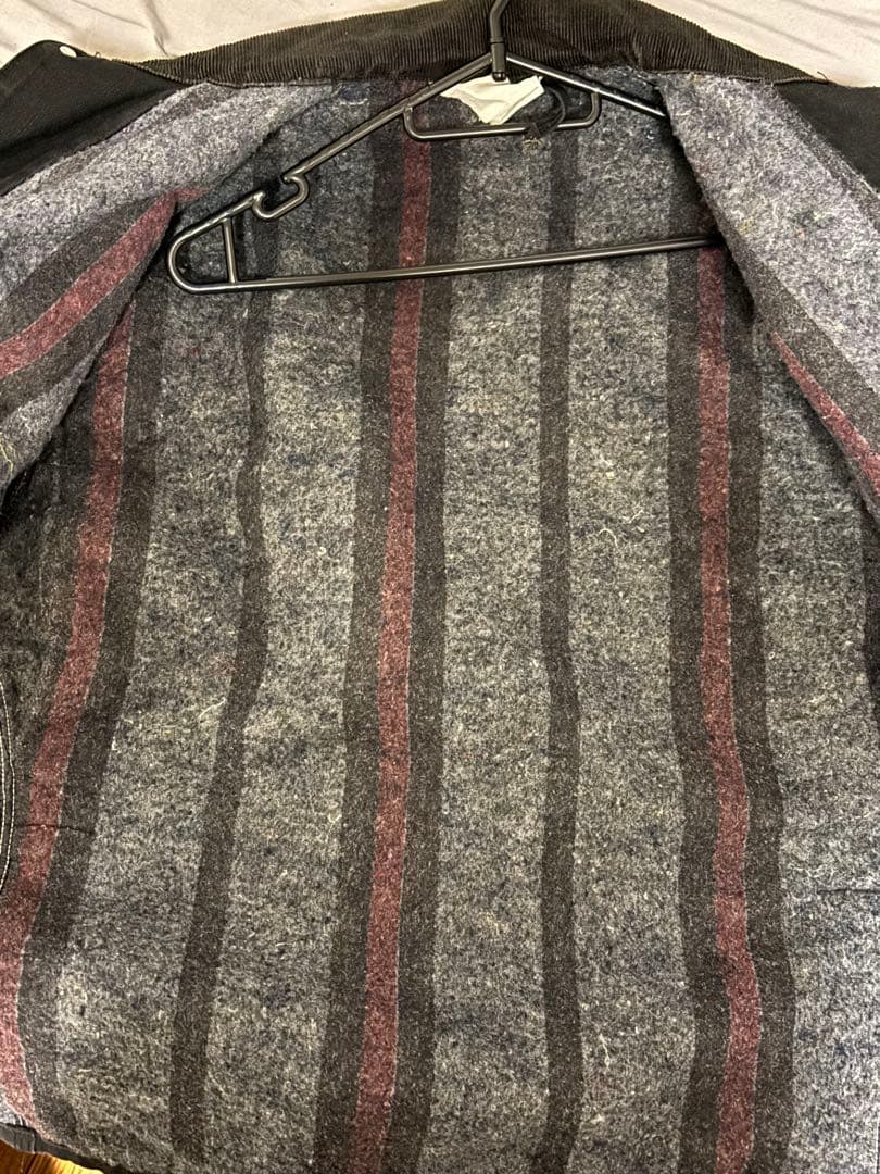 Carhartt ブラック カバーオール