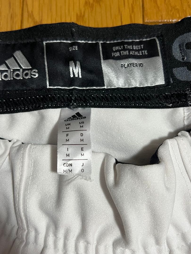 adidas アメリカンフットボール用パンツ ホワイト