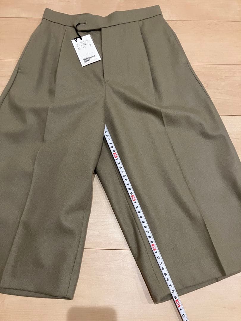 新品 UNITED ARROWS LOEFFロエフ　ポプリン キュロットパンツ