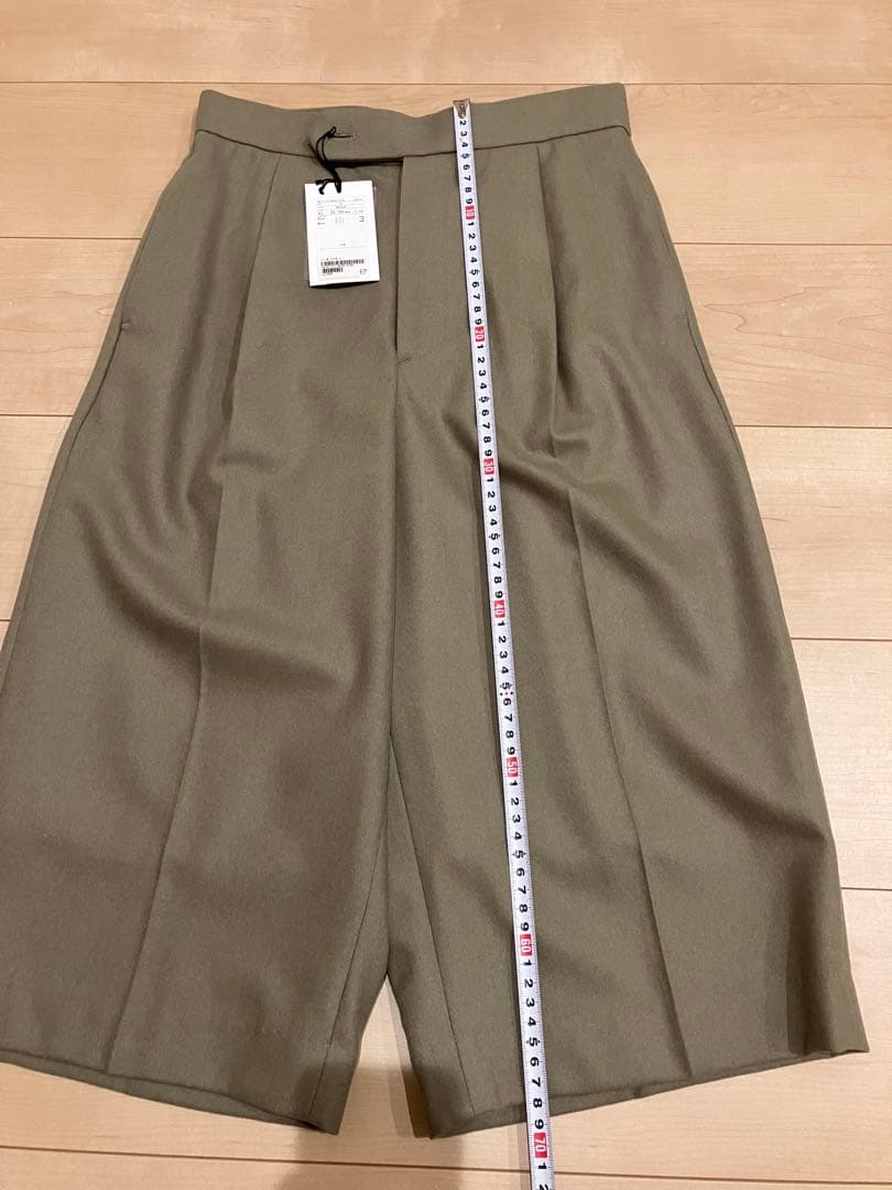 新品 UNITED ARROWS LOEFFロエフ　ポプリン キュロットパンツ