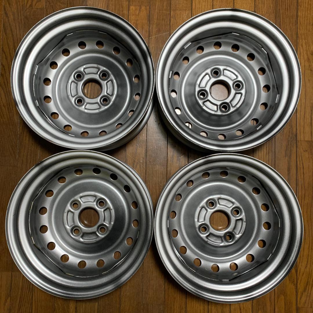 中古　ダイハツ　13インチ　4.00B ホイール　4本セット　鉄　スチール