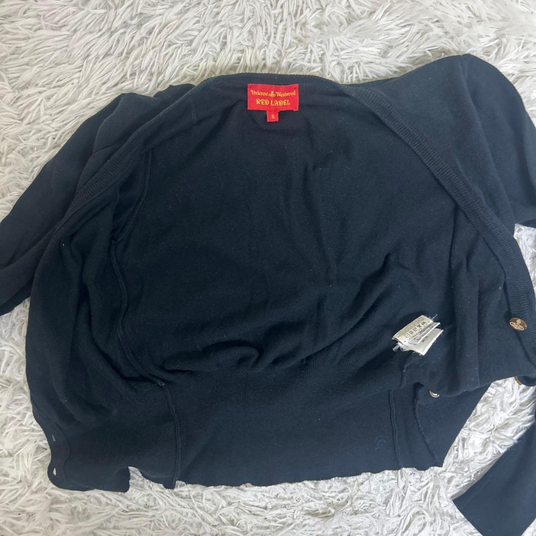 【美品】Vivienne Westwood カーディガン ブラック　オーブ　綿