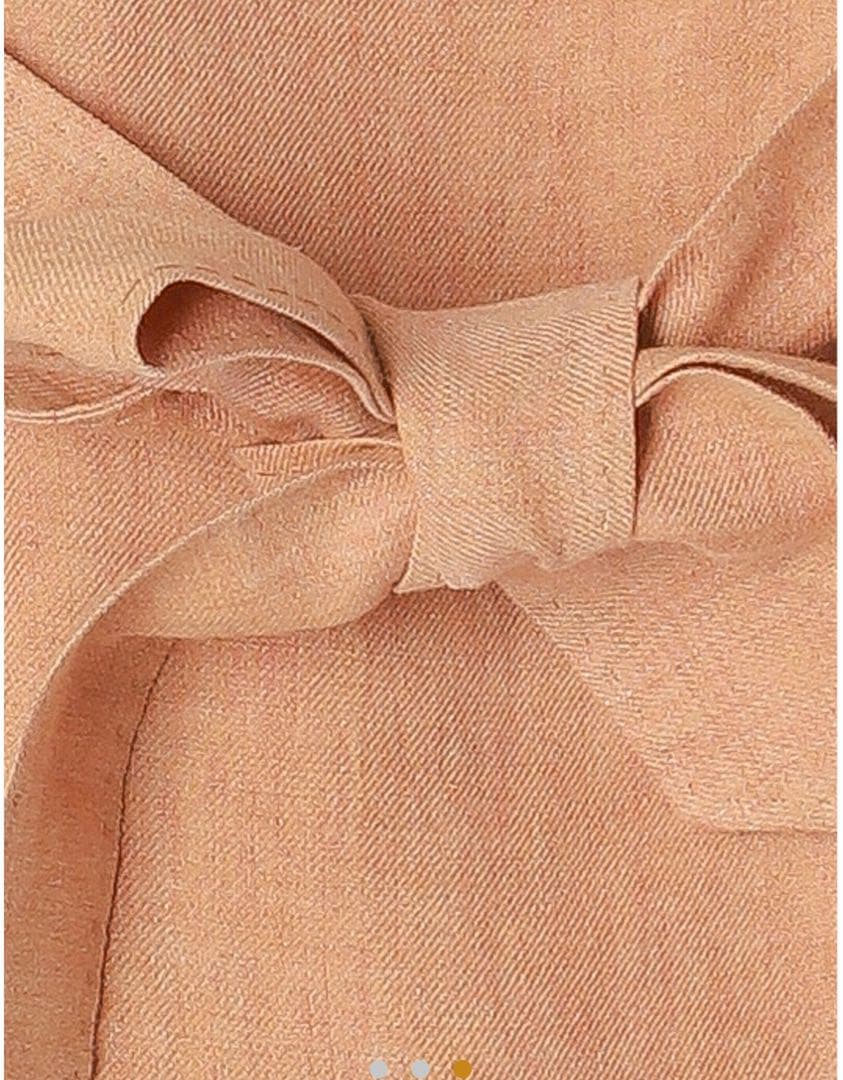 Max Mara リネン ベルト付ジャケット　ライトオレンジ