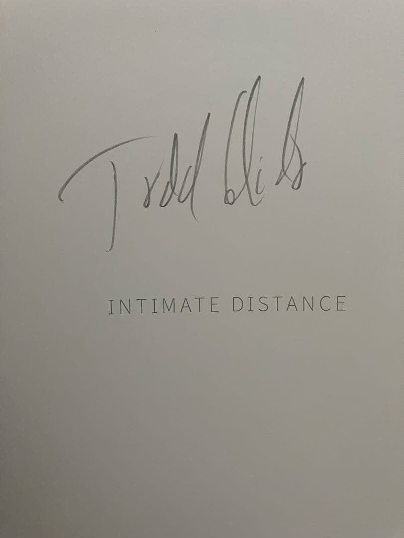 サイン入り Todo Hido INTIMATE DISTANCE
