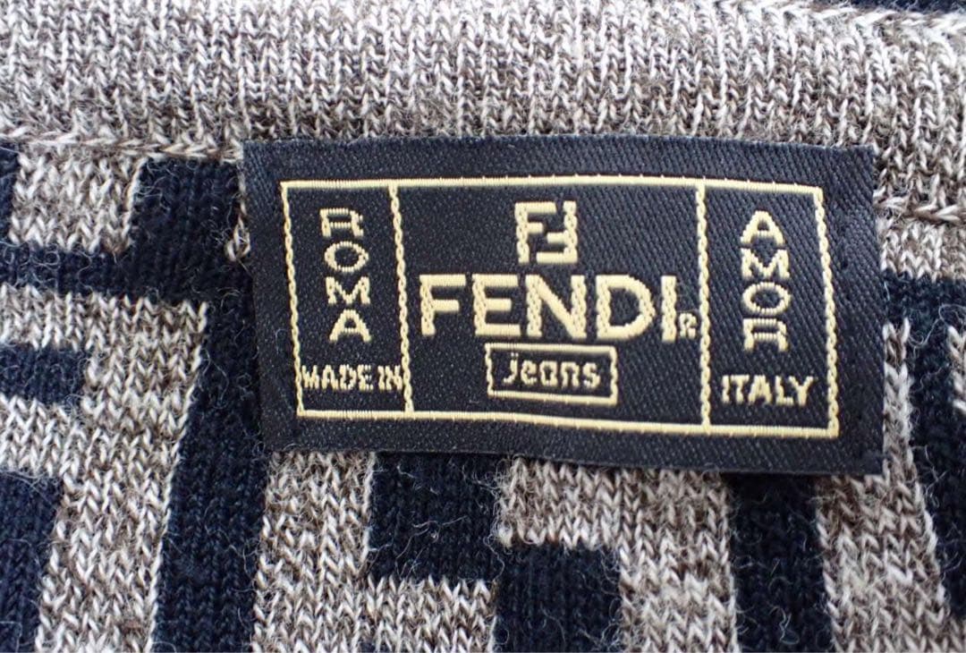 FENDI フェンディ ズッカ ロングカーディガン