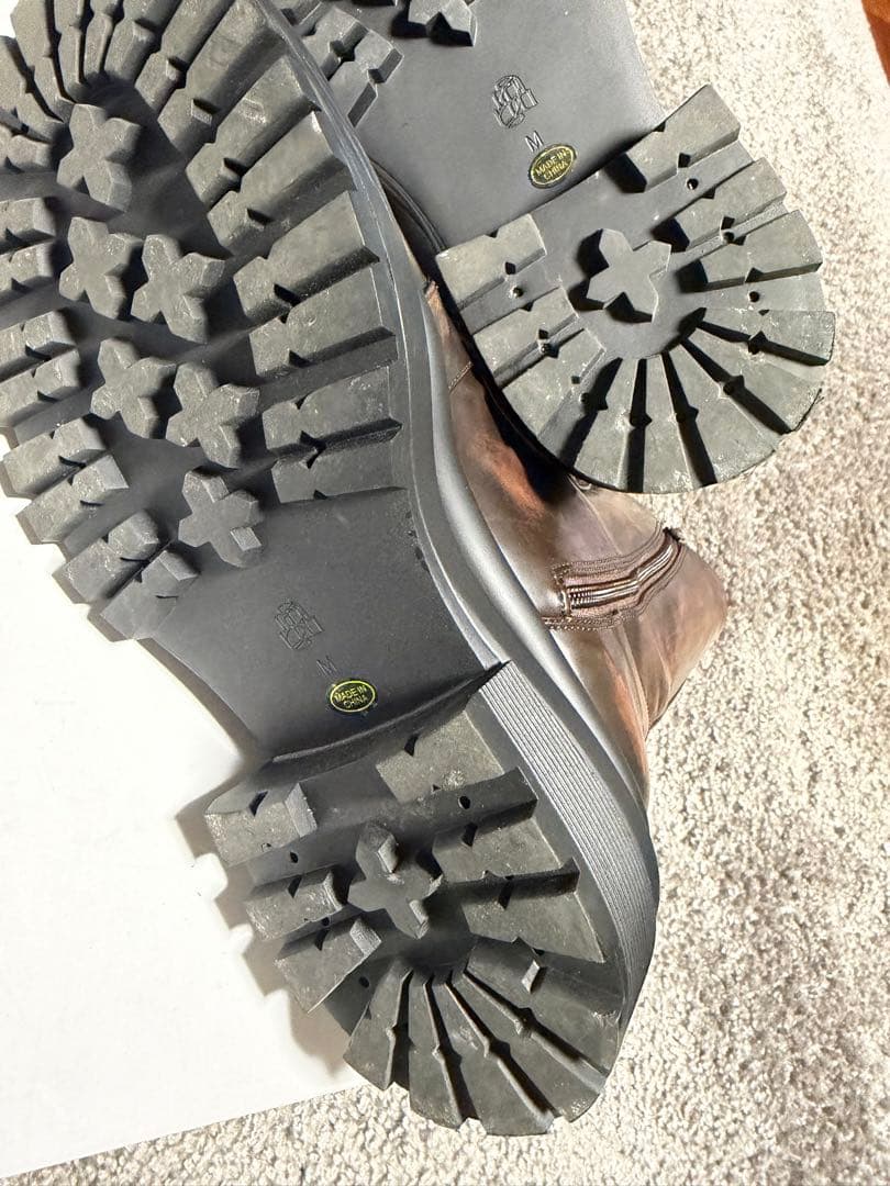 AMERI LACE UP TANK SOLE BOOTS ￼ブラウンM