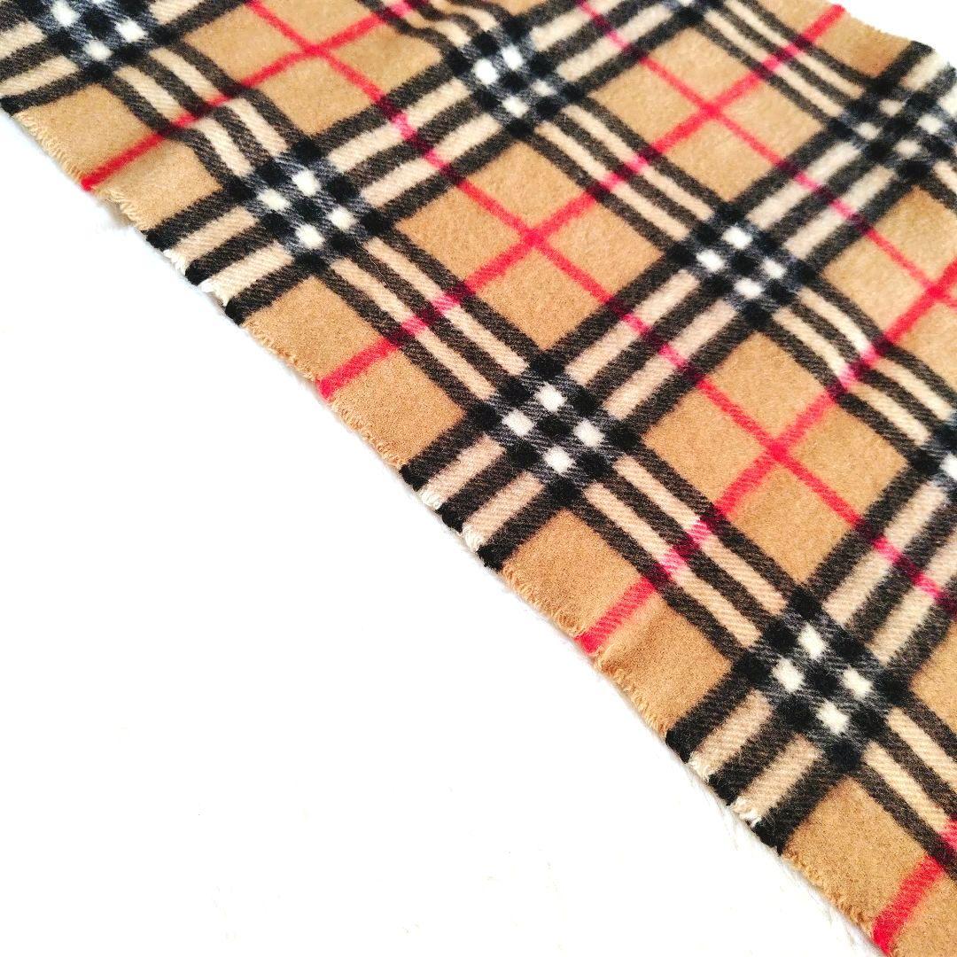 必*い様 カシミヤ100% ノバチェック マフラー BURBERRY ベージュ