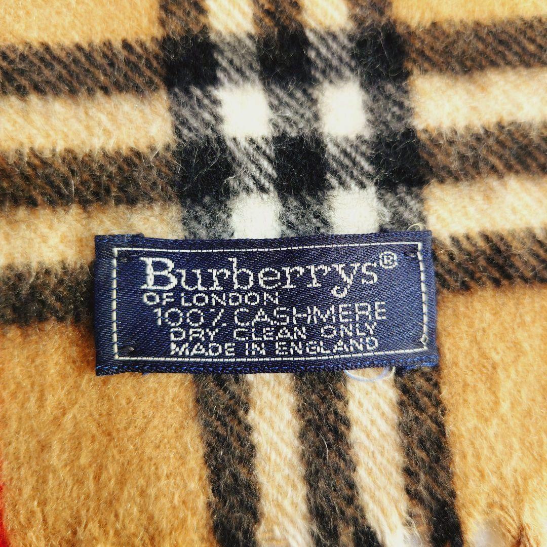 必*い様 カシミヤ100% ノバチェック マフラー BURBERRY ベージュ