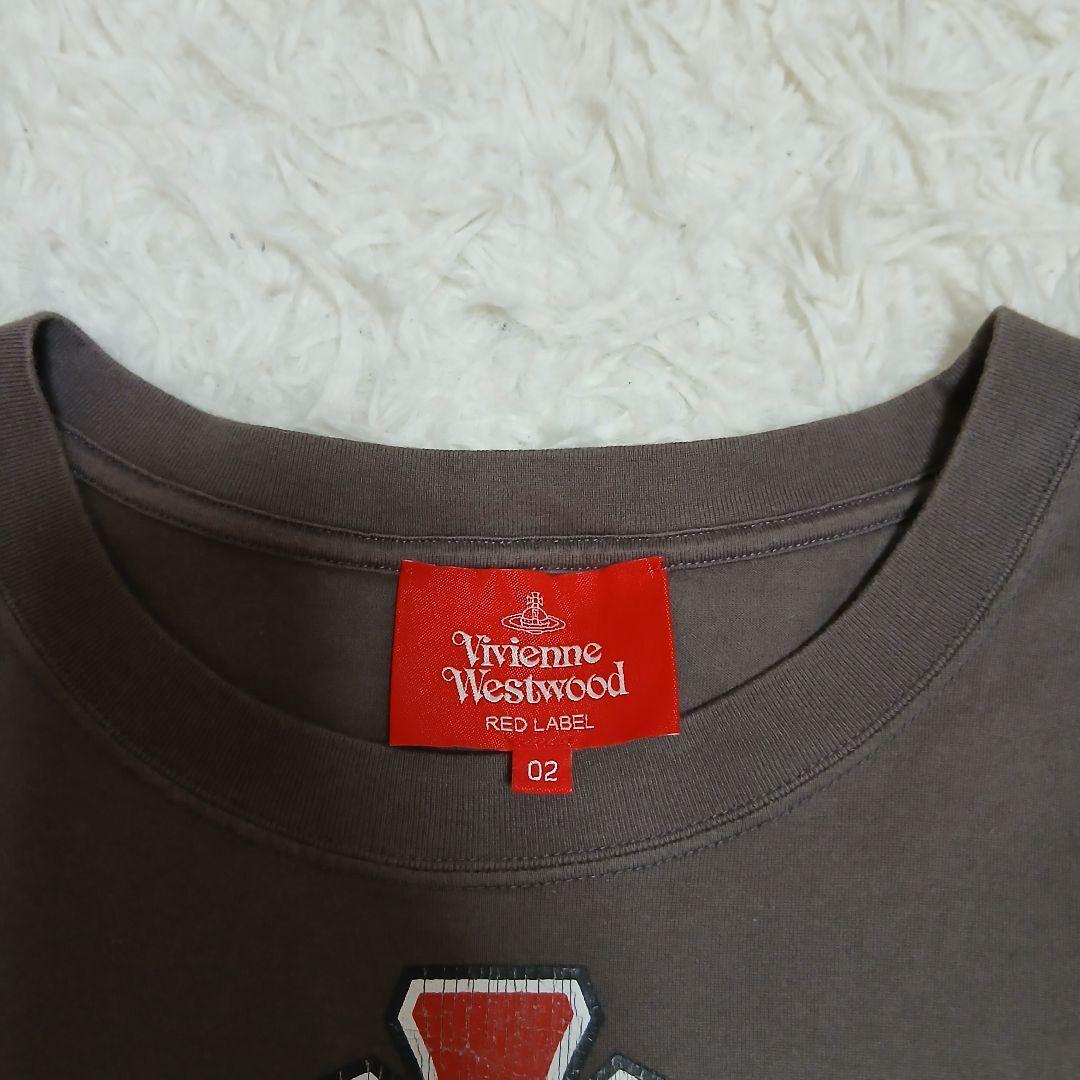 【Vivienne Westwood】オーブロゴプリントTシャツチャコールグレー