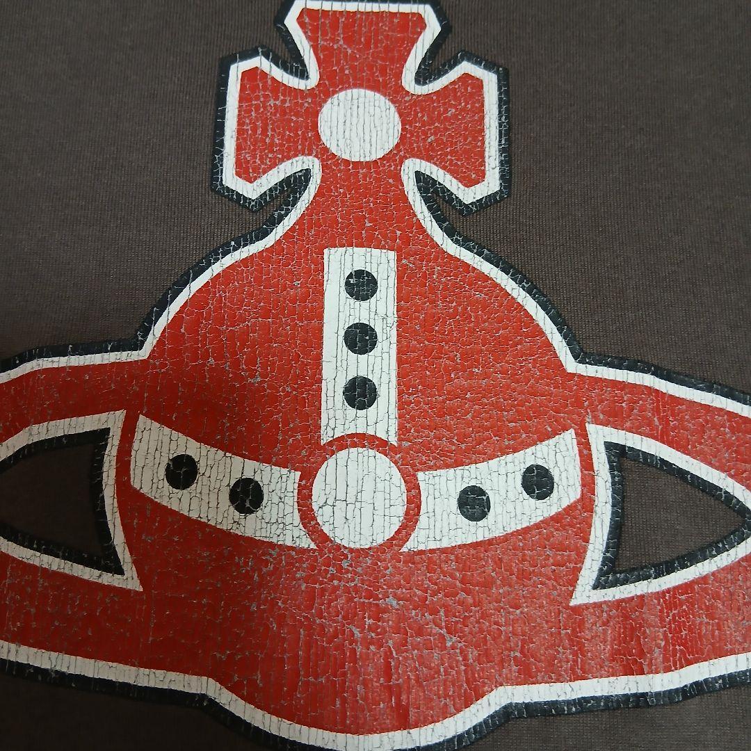 【Vivienne Westwood】オーブロゴプリントTシャツチャコールグレー
